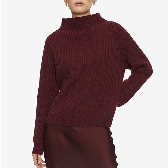 Anine Bing Burgundy Emelie Sweater - Picture 7 of 7
